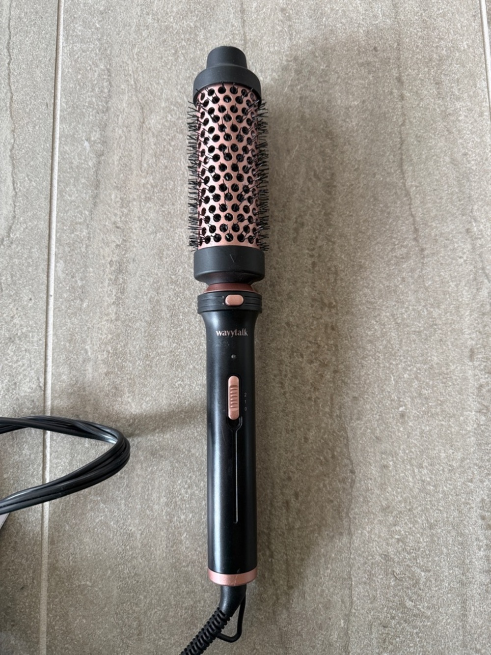 Wavytalk Rose Gold & Black Hot Air Styling Brush